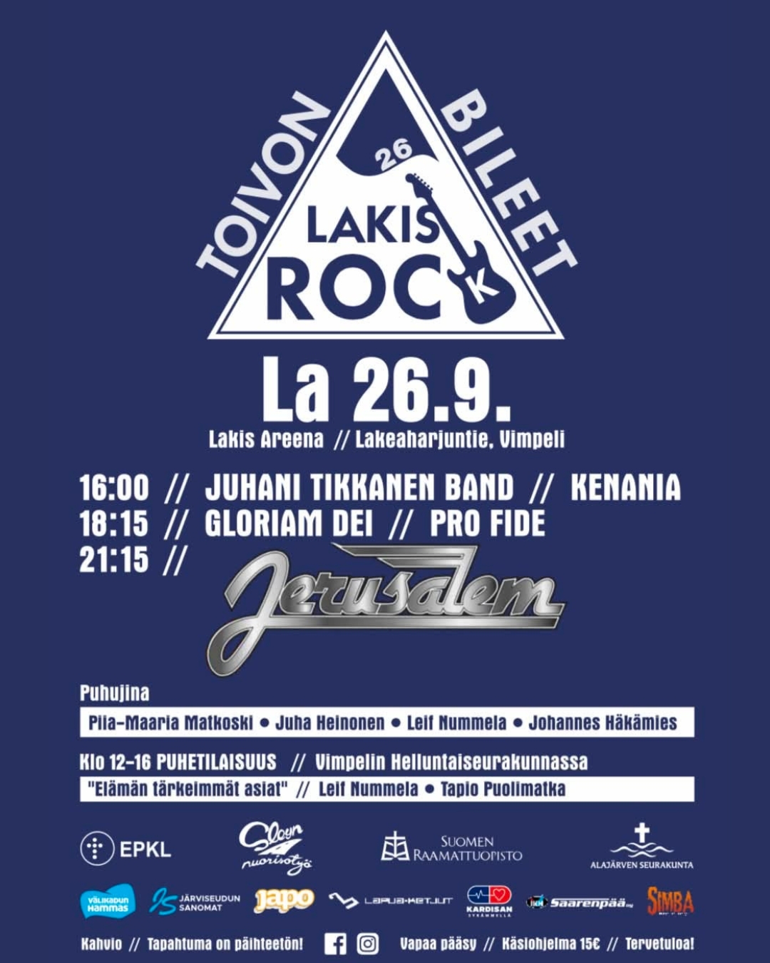 Lakisrockin mainos